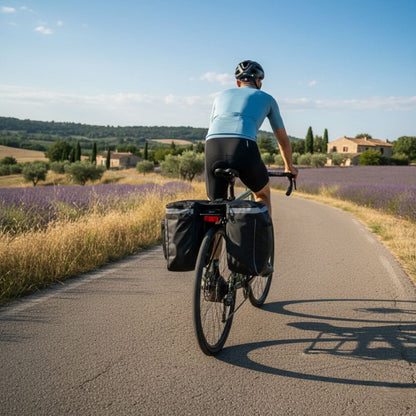Sacoche double pour vélo Imperméable | pour porte bagages, 25L