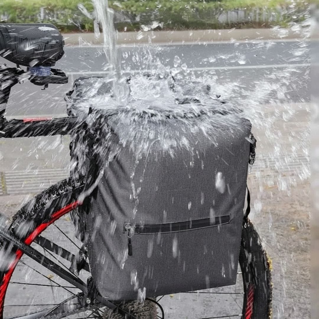 Sacoche double vélo Gravel & Cyclotourisme | Imperméable, 28L
