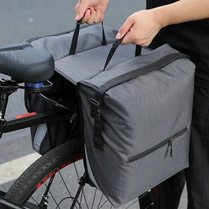 Sacoche double vélo Gravel & Cyclotourisme | Imperméable, 28L