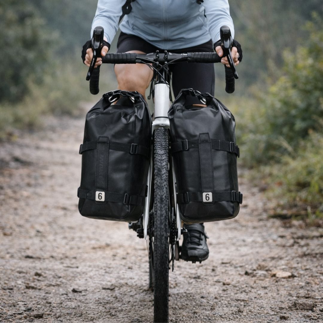 Sacoche fourche pour vélo Gravel & VTT | Etanche 4-6L