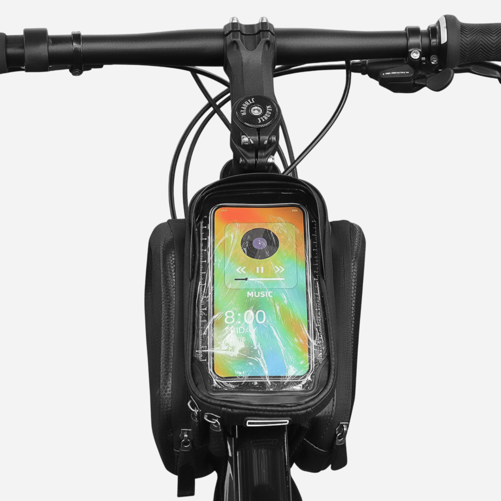 Sacoche vélo avant étanche pour téléphone | Ecran tactile