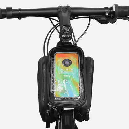 Sacoche vélo avant étanche pour téléphone | Ecran tactile