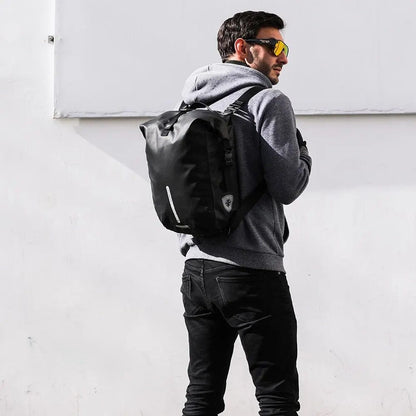 Sacoche vélo convertible sac à dos 20L | Imperméable
