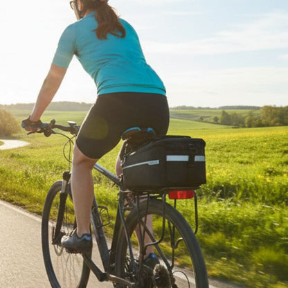 Sacoche vélo étanche sur porte-bagages arrière | Gravel VTT, 13L