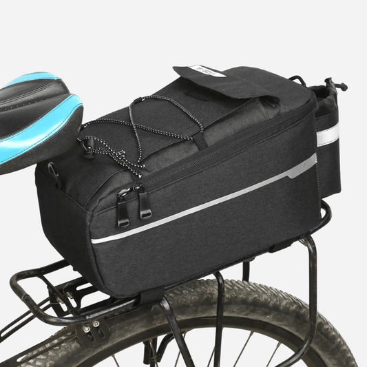 Sacoche vélo étanche sur porte-bagages arrière | 13L
