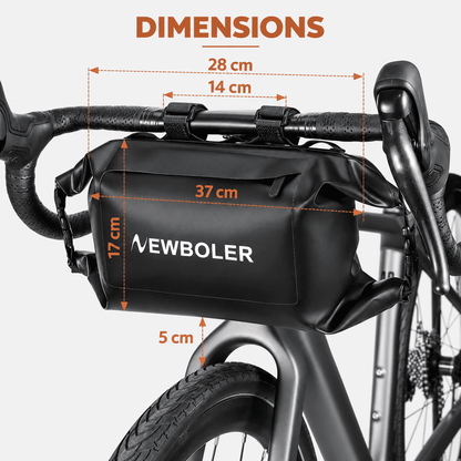 Sacoche vélo guidon avant 7L étanche