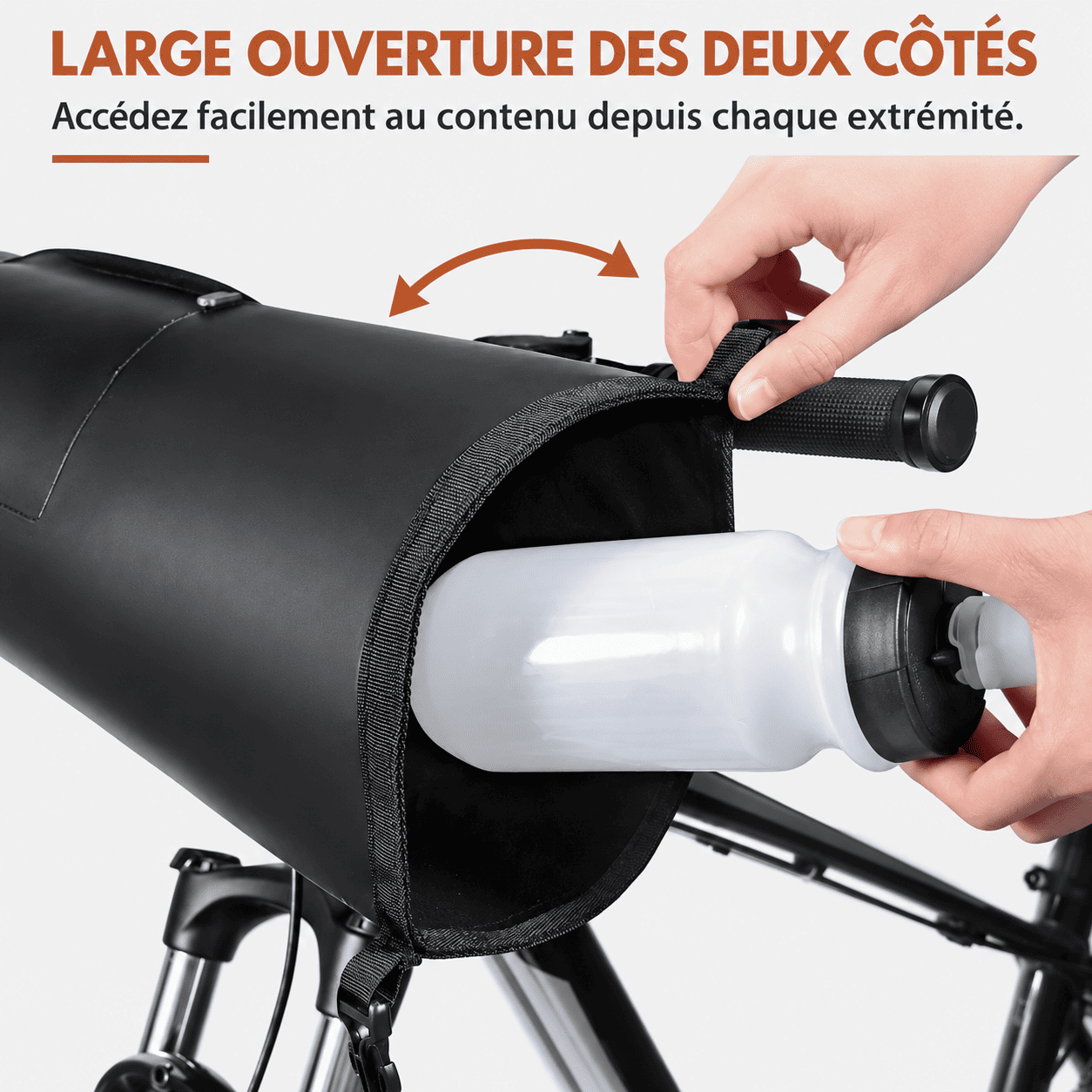 Sacoche vélo guidon avant 7L étanche