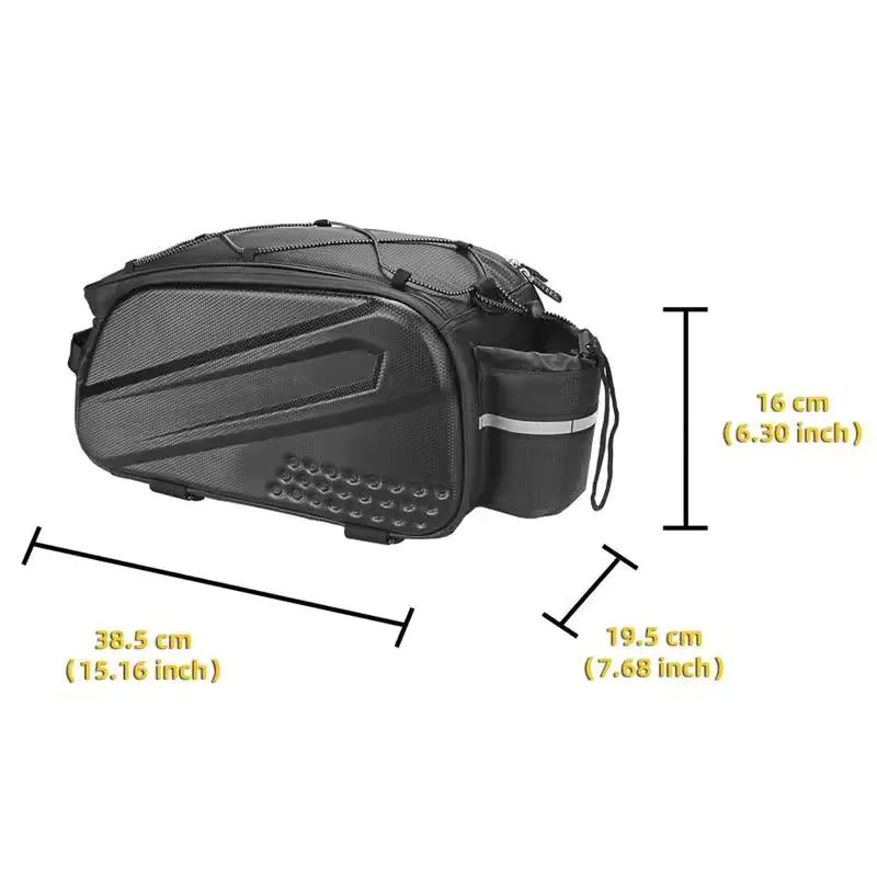 Sacoche vélo porte bagage étanche | Cyclotourisme 10L