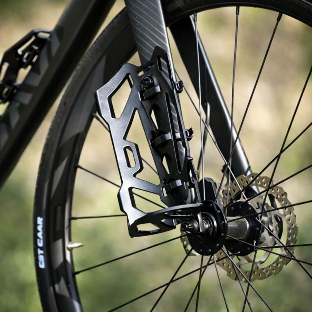 Support Porte-Bagages de fourche vélo | Fixation Sacoche