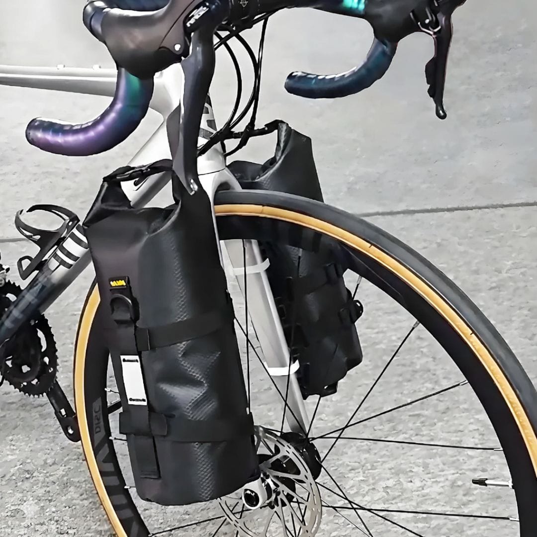 Support Porte-Bagages de fourche vélo | Fixation Sacoche