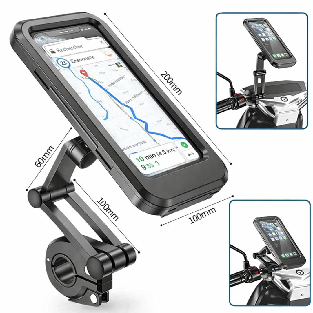 Support de téléphone étanche 360° | Vélo route, VTT, Gravel
