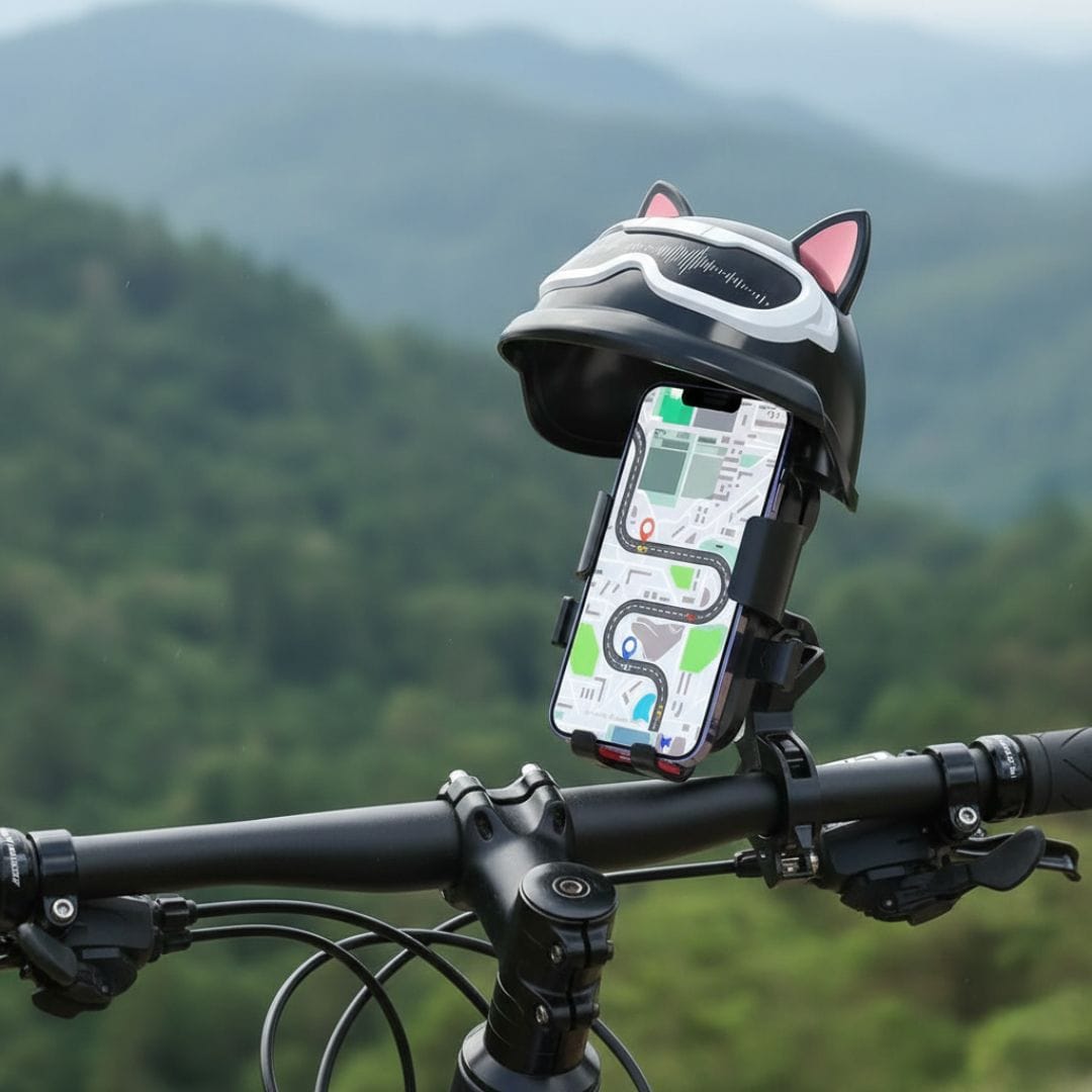 Support de téléphone vélo anti-reflets