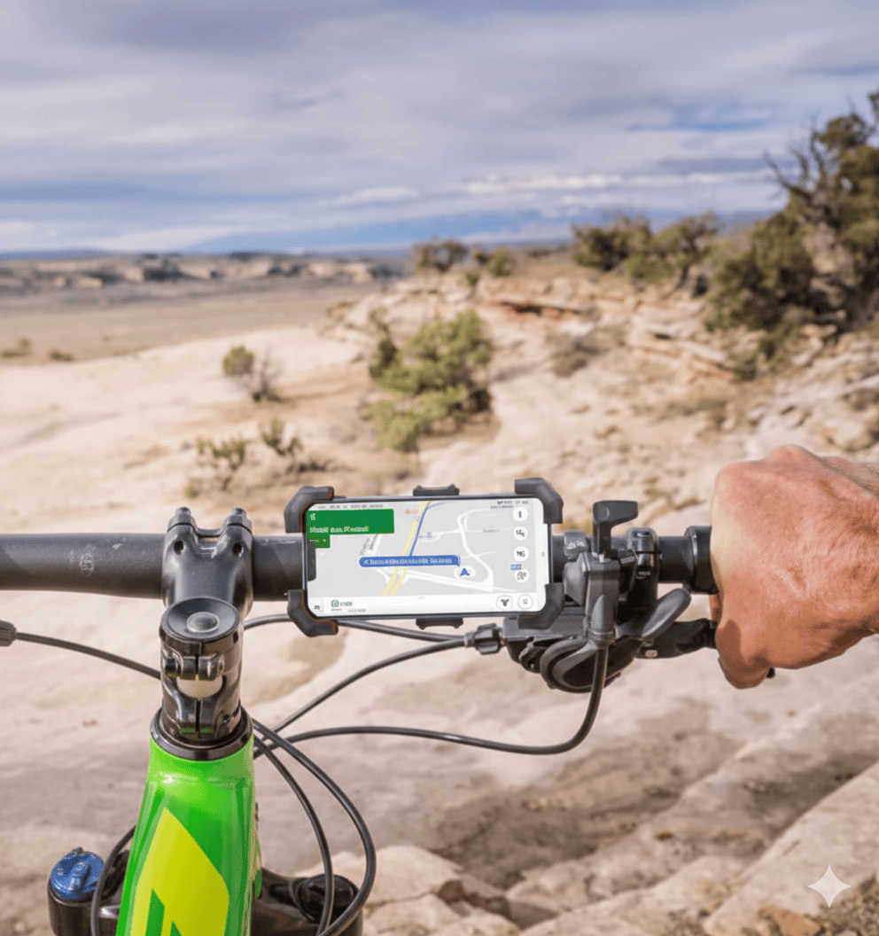 Support de téléphone pour vélo gravel & VTT  en Pince