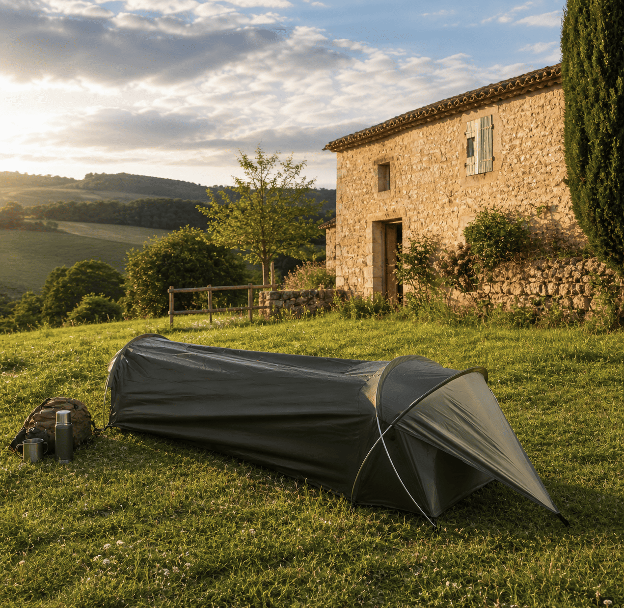 Tente Bivouac 1 place ultralégère 1kg étanche | Trekking & Randonnée
