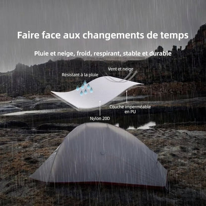 Tente Bikepacking 1 personne, Bivouac, Trekking Ultra-Légère | 1,3kg