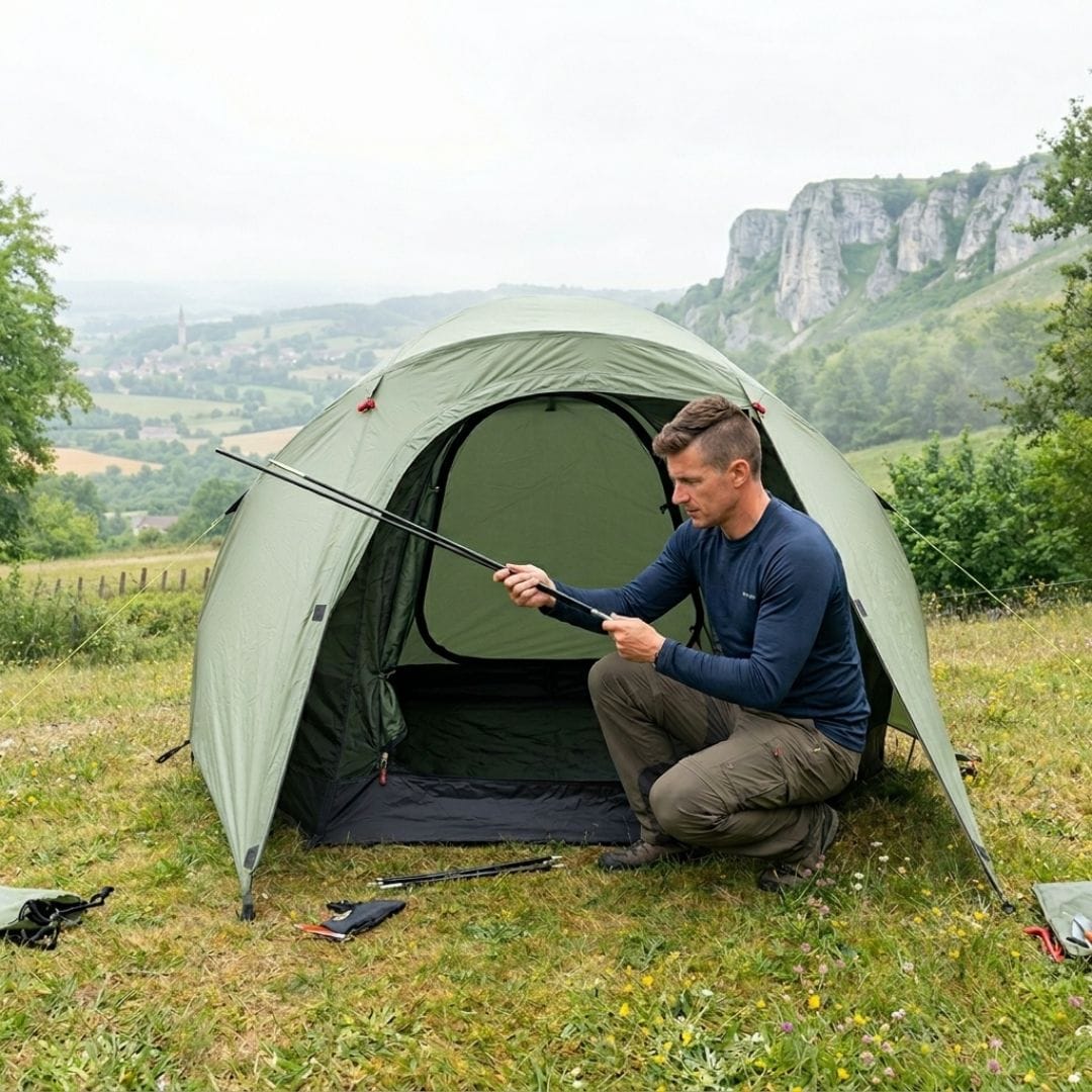 Tente Bivouac, Trekking & Bikepacking 1 place Spacieuse | 3 saisons 1,6kg