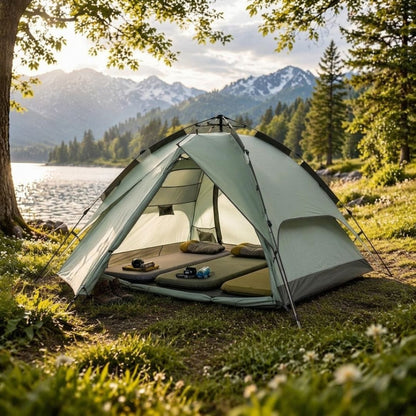Tente de camping & bivouac automatique 3 places | Etanche 3,6kg