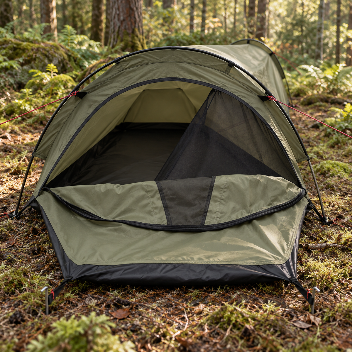 Tente vélo Bikepacking, Bivouac, Trekking de 1 place Ultra légère | 690g