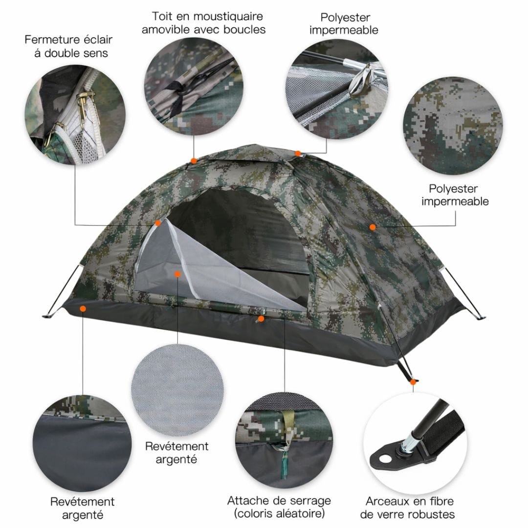Tente Camping & Bivouac Ultra légère | 1 ou 2 places, moins de 1kg