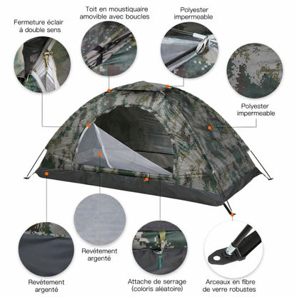 Tente Camping & Bivouac Ultra légère | 1 ou 2 places, moins de 1kg