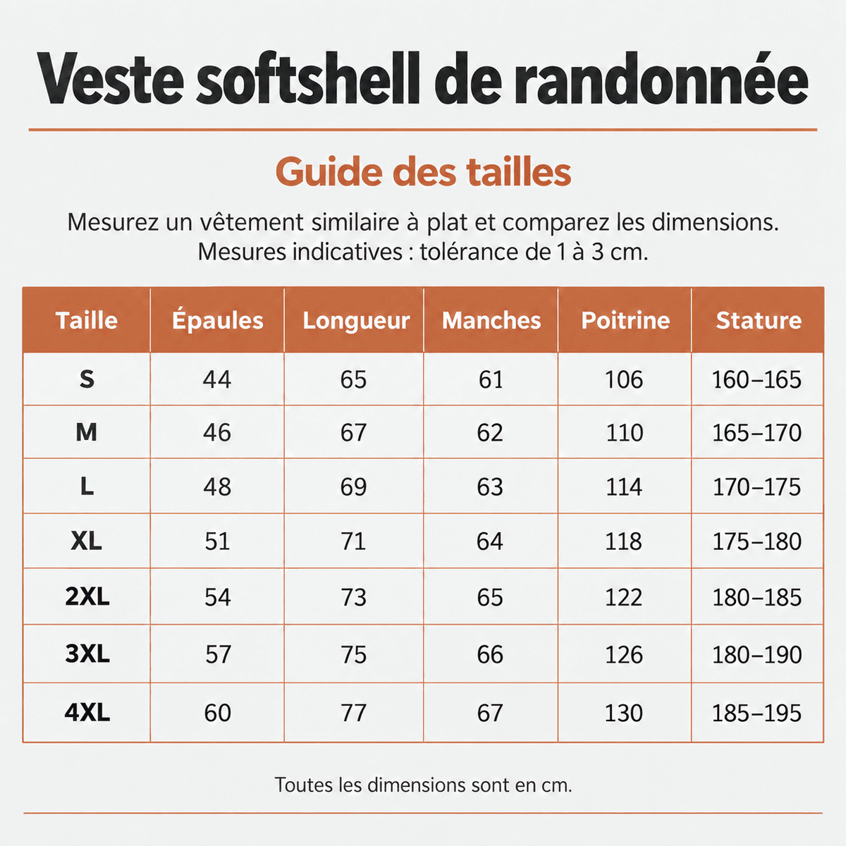 Veste Softshell Ultra Résistante | Coupe vent randonnée & trekking