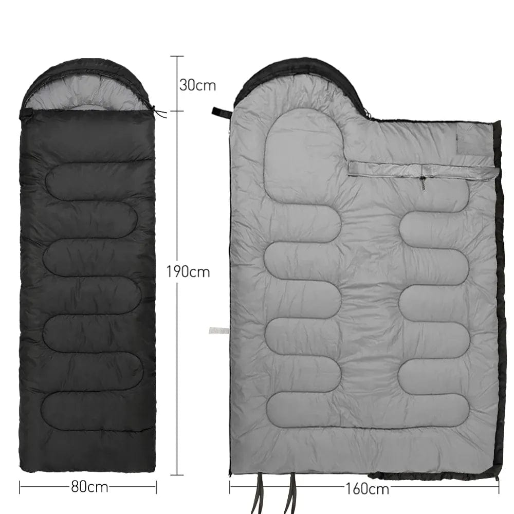Sac de Couchage Camping 15°C | Trekking & Bivouac 3 saisons
