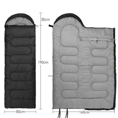 Sac de Couchage Camping 15°C | Trekking & Bivouac 3 saisons