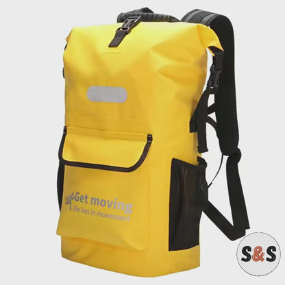 Sac à Dos Vélo Étanche pour Bikepacking & Bivouac | 25L