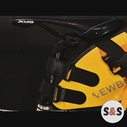 Grande sacoche de selle de vélo pour cyclotourisme & Bikepacking | 13L