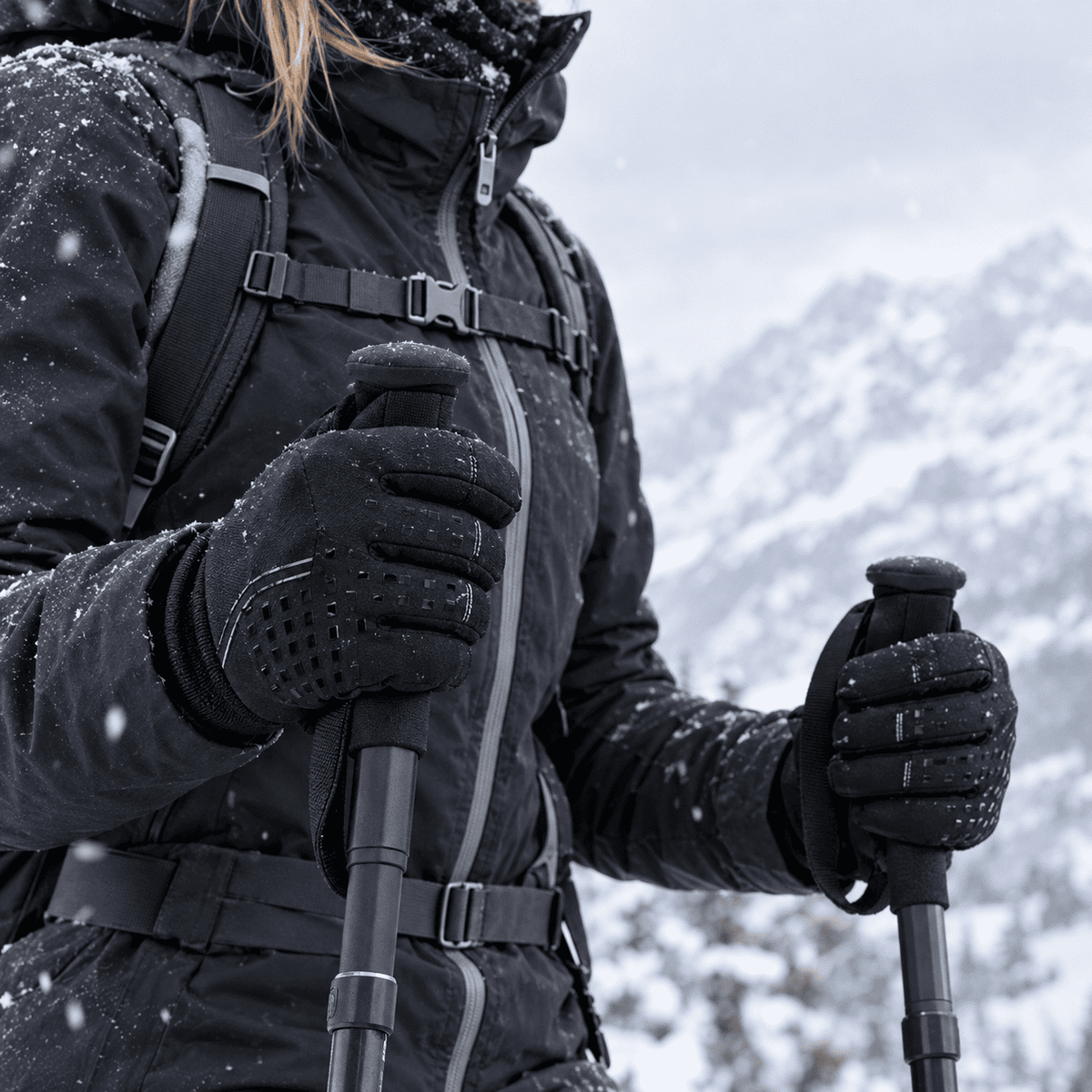 Gants de vélo et randonnée hiver | chauds, tactiles et antidérapants