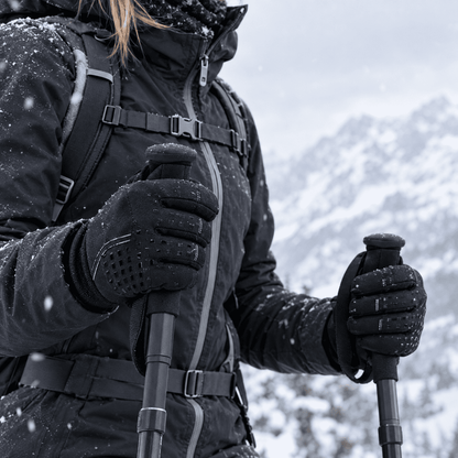 Gants de vélo et randonnée hiver | chauds, tactiles et antidérapants