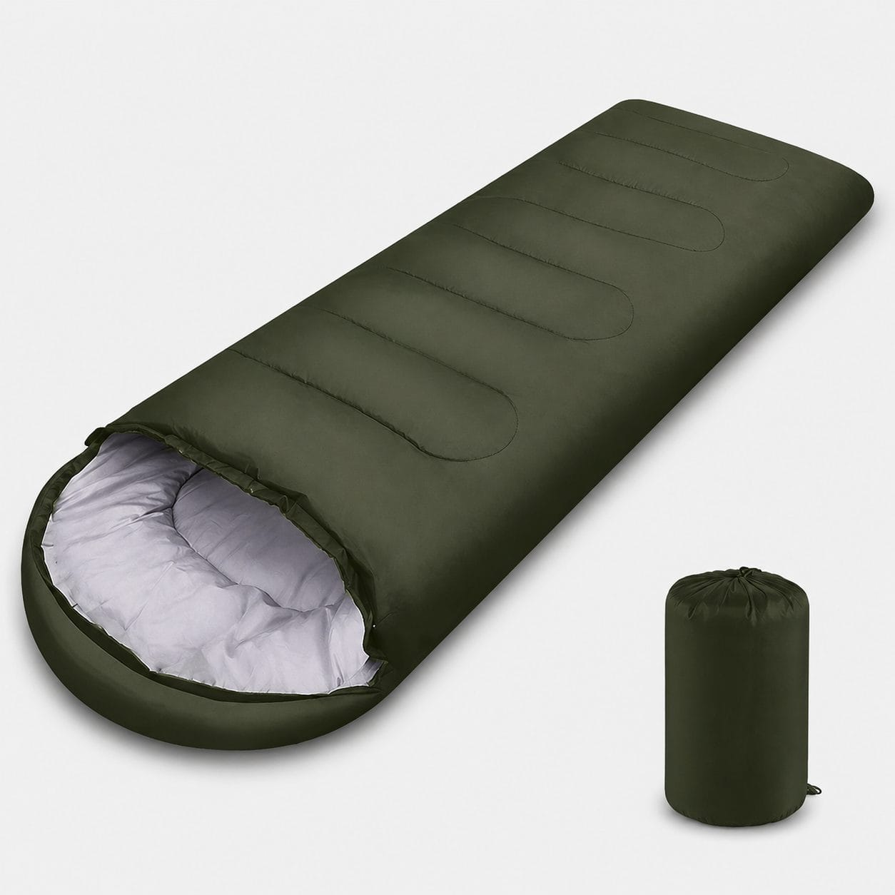 Sac de Couchage Camping 15°C | Trekking & Bivouac 3 saisons