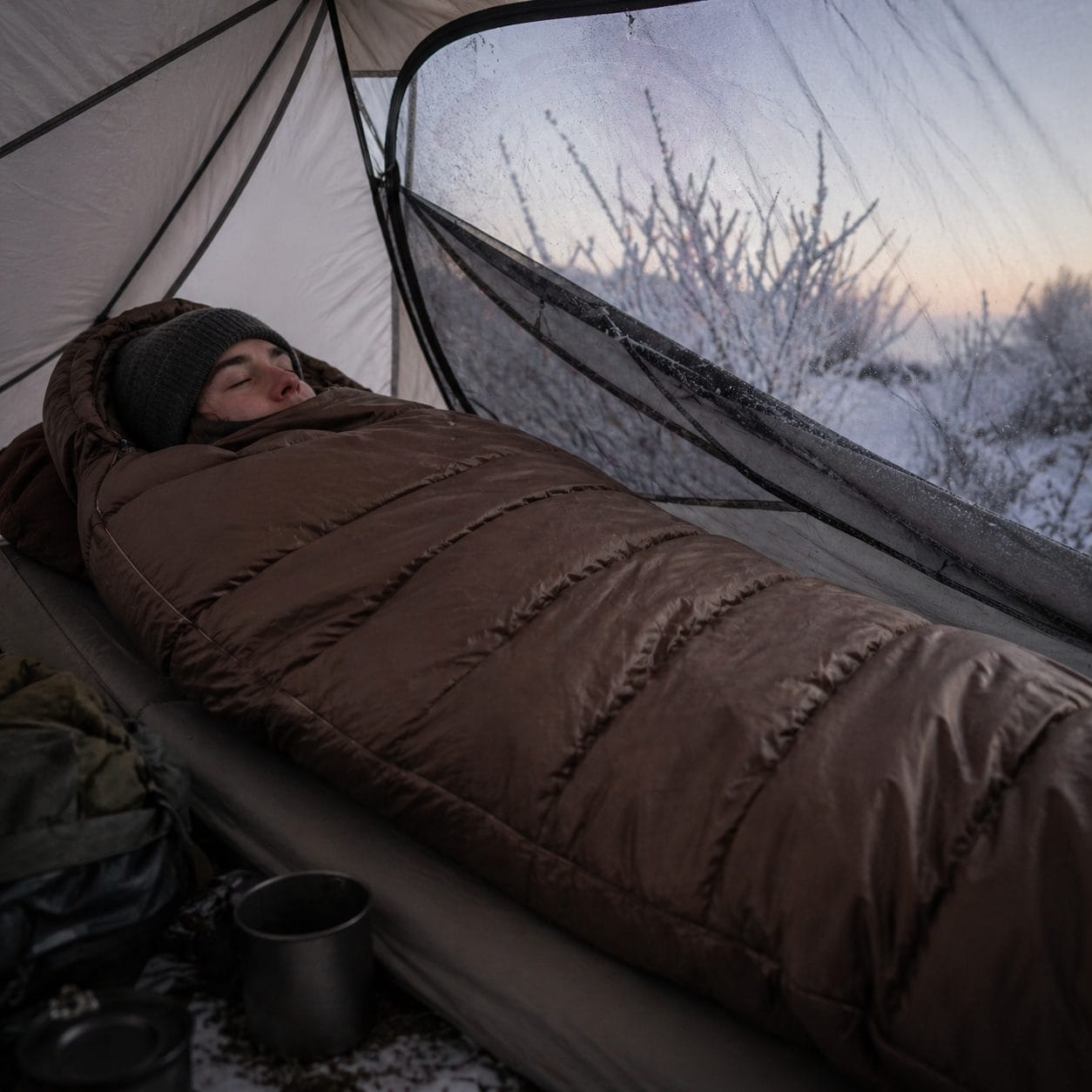 Sac de Couchage Grand froid extrême Bivouac & Trekking en montagne | -3°C