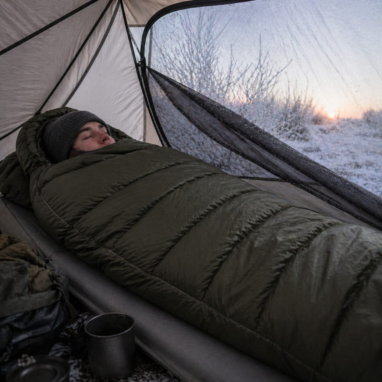 Sac de Couchage 0 degré Trekking compact & léger | Grand Froid